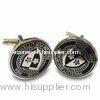 gold plated brass Cufflinks and Tie Clips for souvenirs and apparel accessories