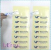 Custom colorful transparent labels printing,clear adhesive label rolls