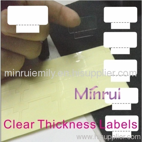 Blank clear label rolls,clear sticky labels,clear label stickers