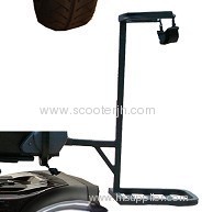 Golfshelf for mobility scooter