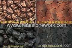 reddish lava stone Paving tile