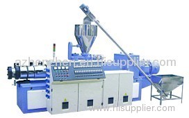 Conical twin screw extruder