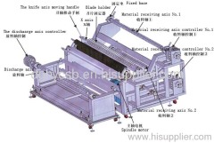 Ultrasonic clean cloth slitting machine