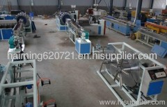 PVC braided fibre reinforced hose extrusion line