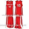 Micro Mesh Sublimated Basketball Uniforms Sportswear With Custom Name / Number