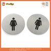 Printable Safety Doorplate, Silvery Round Reusable Warning Safety Signs For Doors