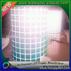 Cylindrical LED Display - Only 1 meter in diameter cylindrical LED screen