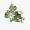 Animal Metal Brooches Jewelry, Zinc Alloy Imitation Jewelry With Beautiful Diamonds