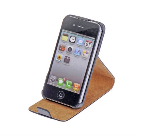 iphone stand leather case