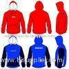 Half Zipper Unisex College Silk Screen 300gsm Cotton Fleece Custom Hooded Sports Shirt