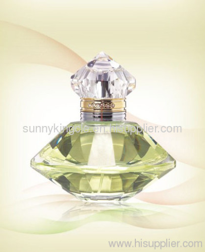 crystal glass perfume bottle