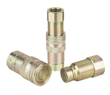 Steel Close Type Hydraulic Quick Coupling With Zinc Plated