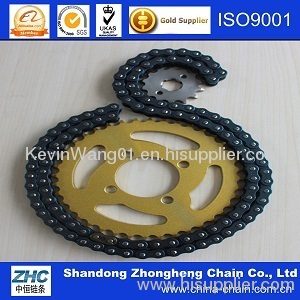 motorcycle chain and sprocket