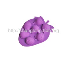 Strawberry shaped silicone ice cube mould , chocolate mould