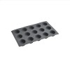 15 cups cylinder silicone cake mould, chocolate mould