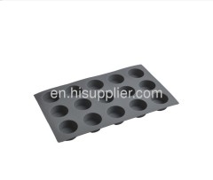 15 cups cylinder silicone cake mould, chocolate mould