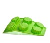 6 cups gear shaped silicone cake mould