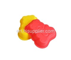 mini panda shaped silicone cake mould