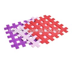 Fashion design silicone mat trivet