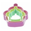 3 Cupcake Shaped Cookie Cutters fondant cookie cutter plastic cookie cutter