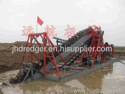 Sand-excavating type choose iron ship