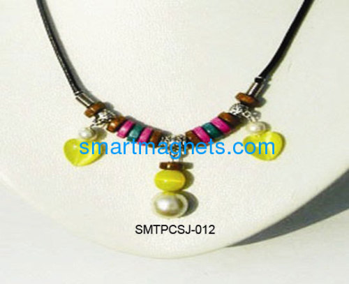 opal ferrite magnetic pendant