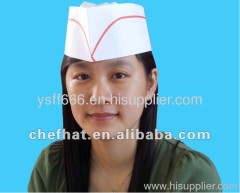 Paper forage hat(single red)