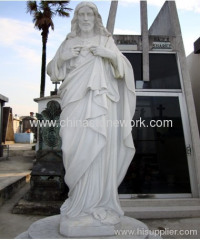 White Marble Religious Carving