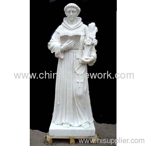 white marble religious sculpture
