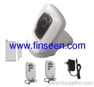 Security alarm: wireless home alarm system with 3G remote camera