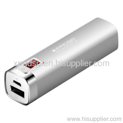 Power Banks with Aluminum Alloy Case and 2,600mAh Capacity, Measures 91 x 23 x 23mm