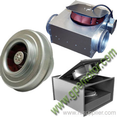24V 4" inch 100 Circular EC Duct Fan blower designer and producer