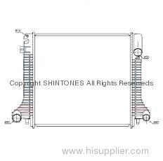 Nissens: 62798 for Mercedes Benz Radiator 9735000803