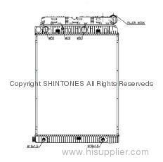 Nissens: 62648 for Mercedes Benz Radiator 9705000303