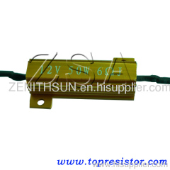 High Power Resistors with Gold Aluminum Resistors