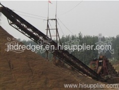 Chain bucket washing sand machine