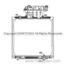 Nissens 67225 for Man Radiator 81061016482 81061016511