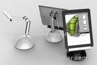 IPad stand with light