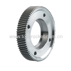 Steel helical gear