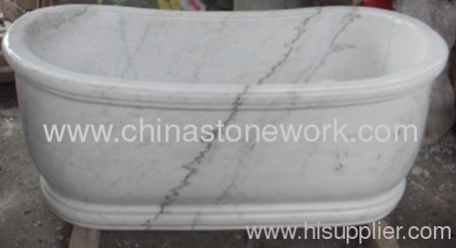 Hand Carved Marble Bathtub