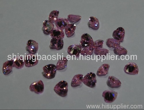 heart gemstones cz gems gems jewelry