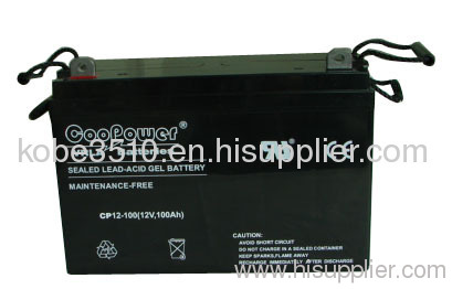 Lead acid battery 12V100ah