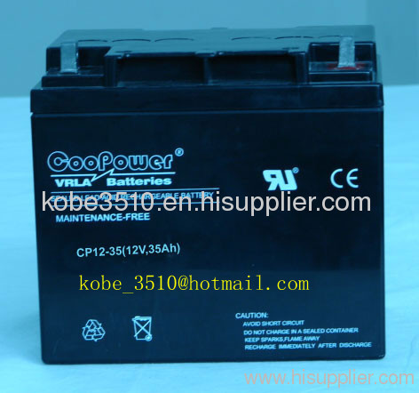 Lead acid battery 12V35ah