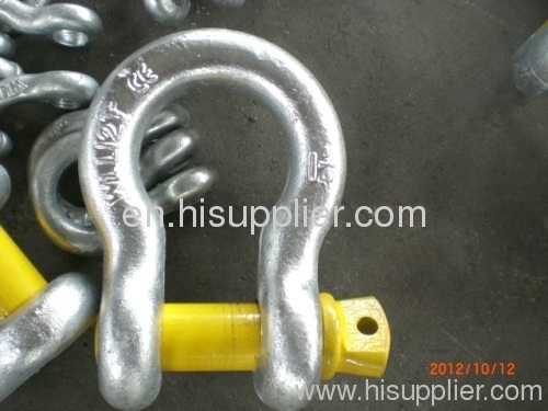 G209 screw pin bow shackle