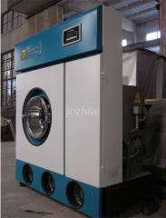 Petroleum solvent dry cleaning machine