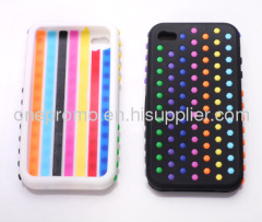 Small MOQ Silicone iPhone 4 / 4S Cover / Case