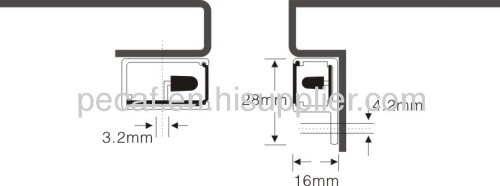 LC32-F Elevator door microscan 