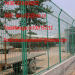 high quality pvc fence installation on the filed