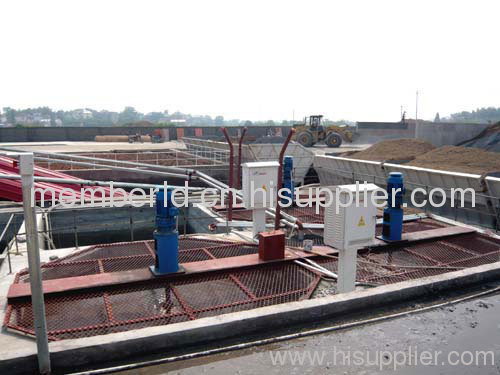 Concrete sand separator sedimentation tank