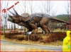 Life size fiberglass dinosaur sculptures